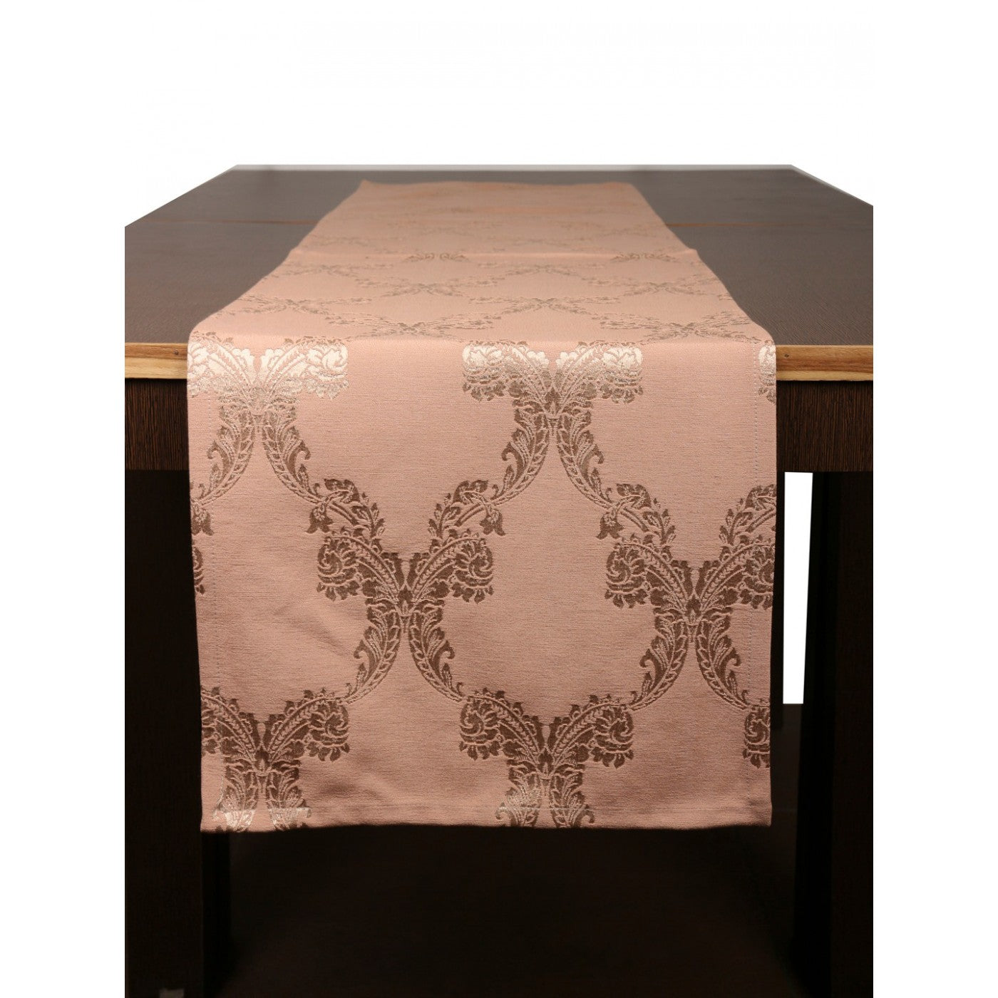 Sophisticated Elegance Ogee Jacquard Table Runner for Timeless Dining Décor