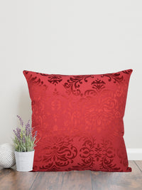 Royal Damask Elegance: Cotton Jacquard Cushion Covers