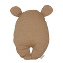 Cuddly Bliss: Printed Happy Teddy Stuffed Cushion for Cozy Comfort