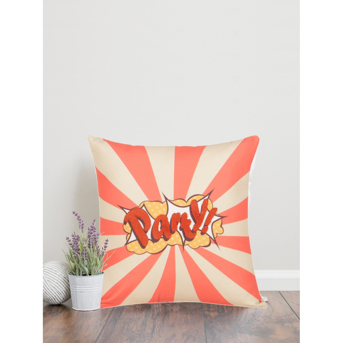 Printed Party Theme Cushion Cover