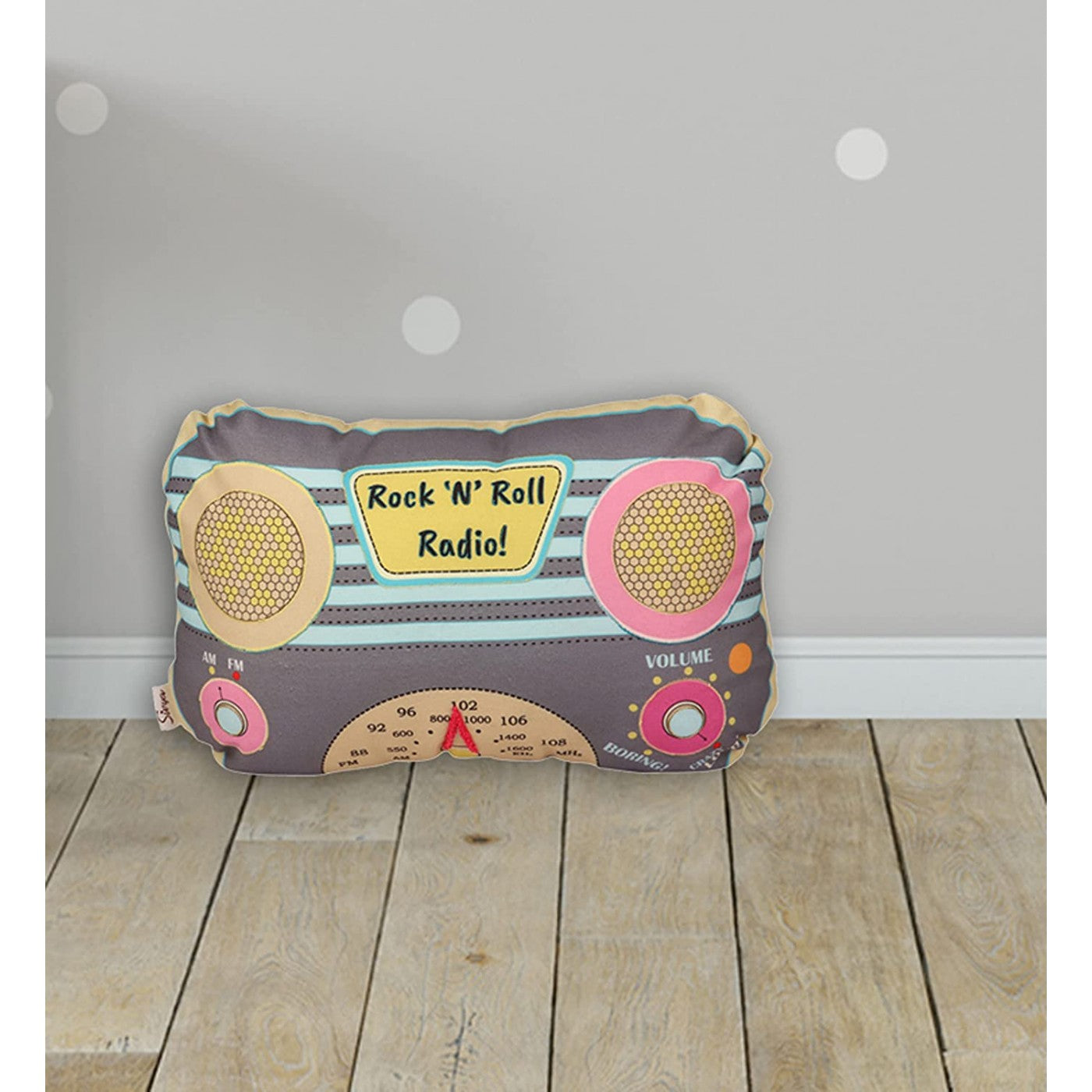 Rock & Roll Rhythms: Printed Stuffed Shape Cushion