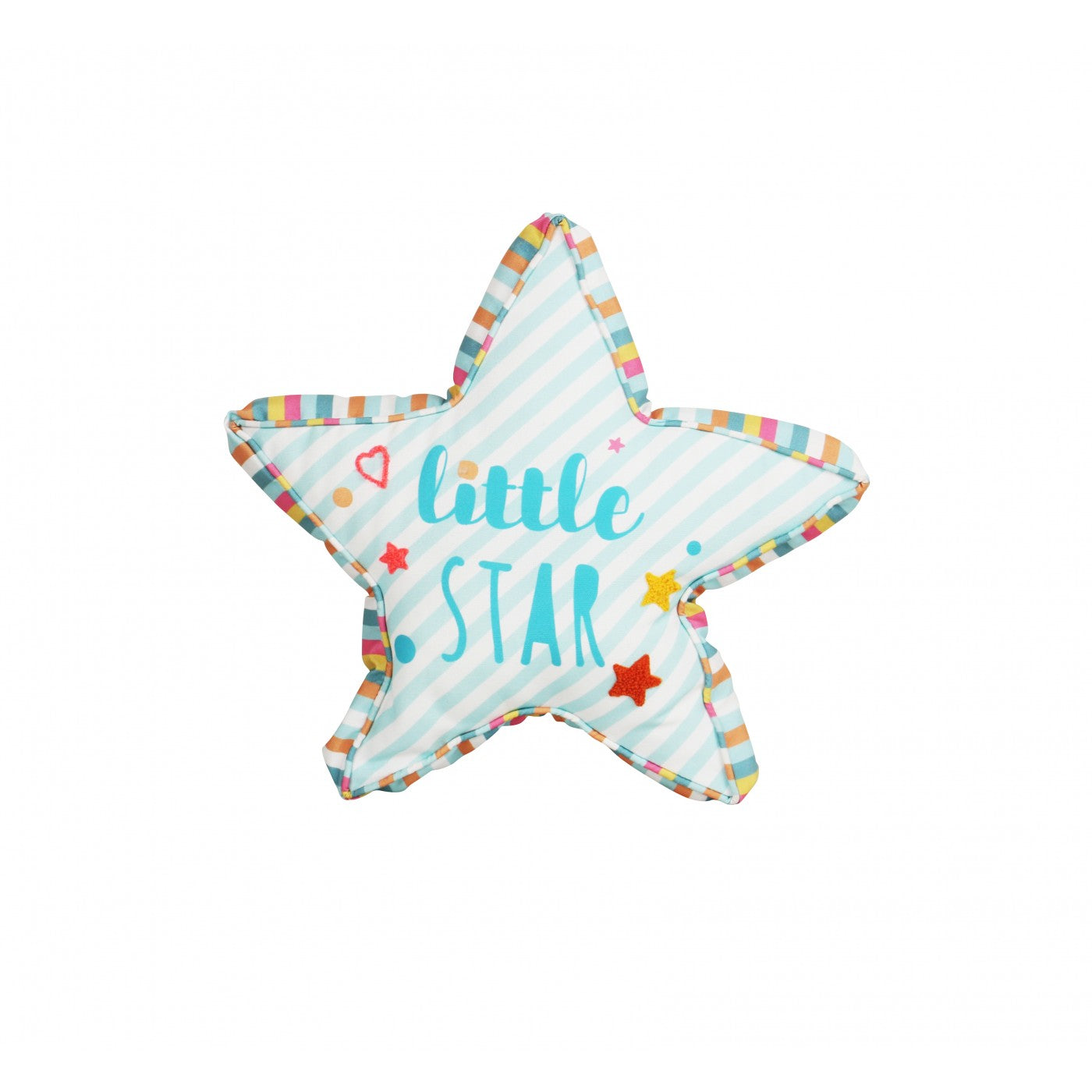 Starry Embrace: Star-Shaped Cushion with Digital Print