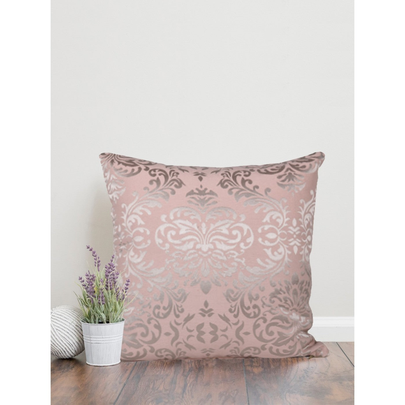 Royal Damask Elegance: Cotton Jacquard Cushion Covers