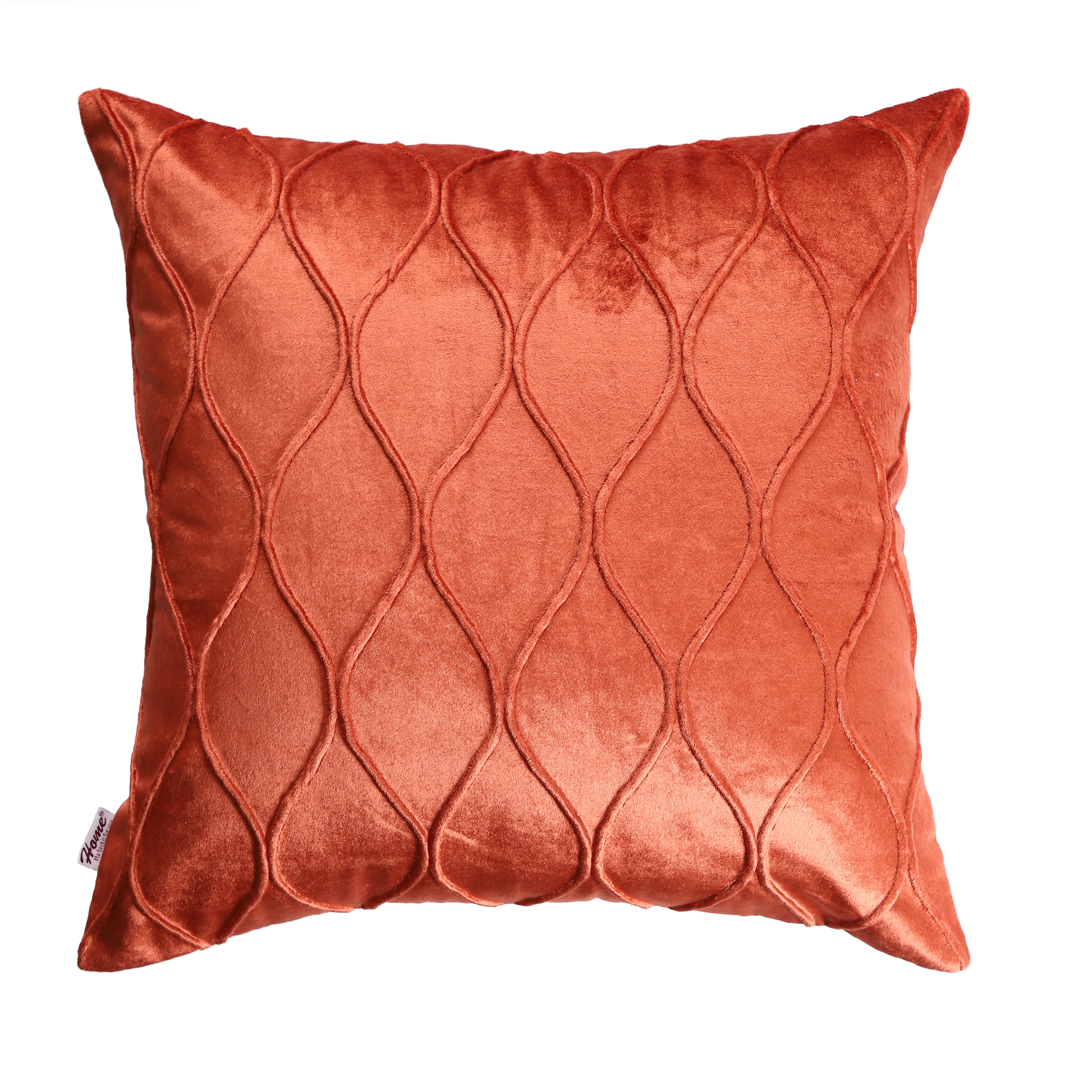 Rustic Luxe Embossed Diamond Pattern 16x16 Inch Cushion Cover