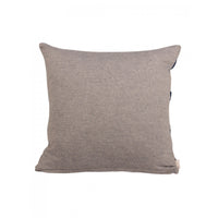 Cotton Chambray with Embroidery cushion cover 18x18 inch