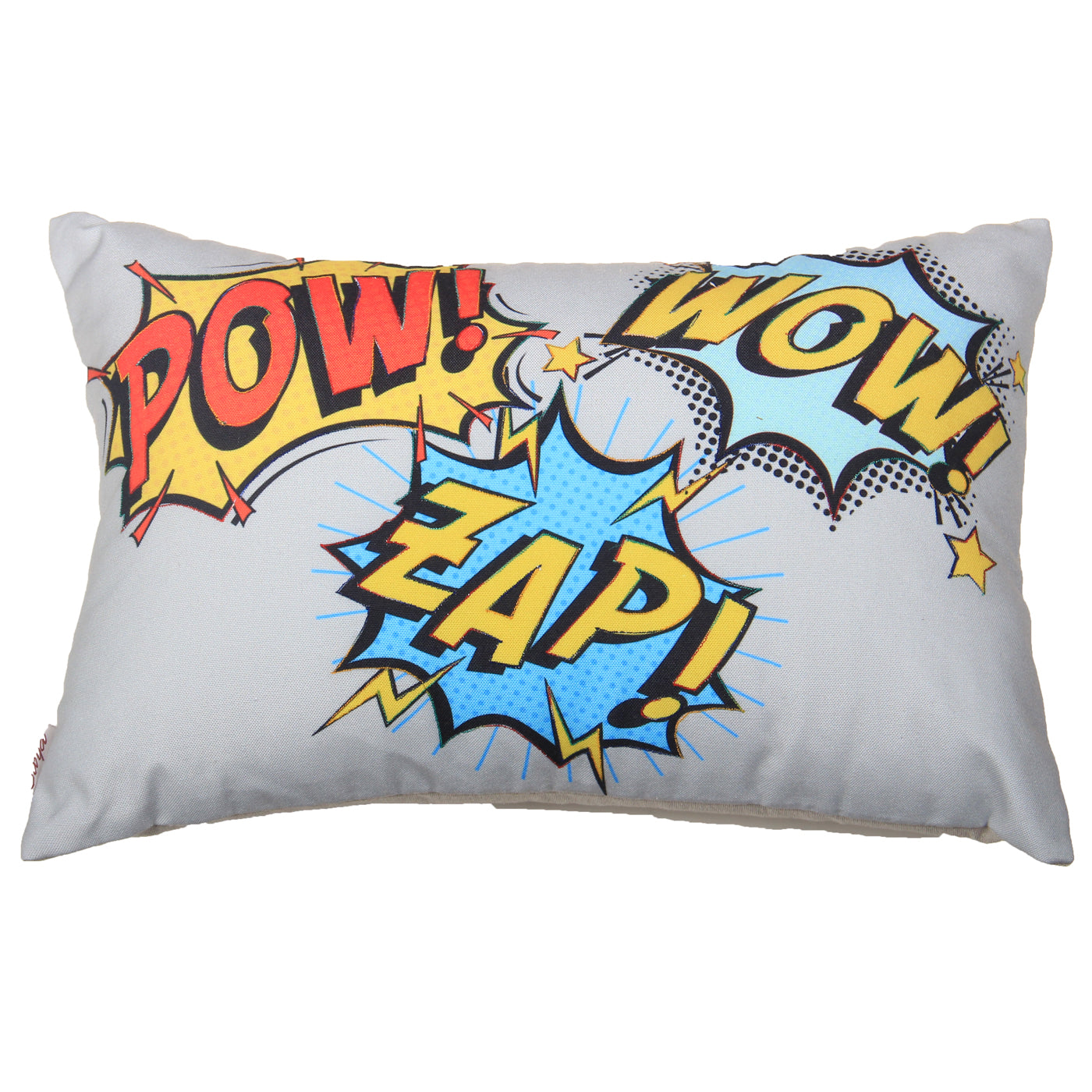 Grey Digital Printed Poly Duck Cushion Cover 12X18 Inch