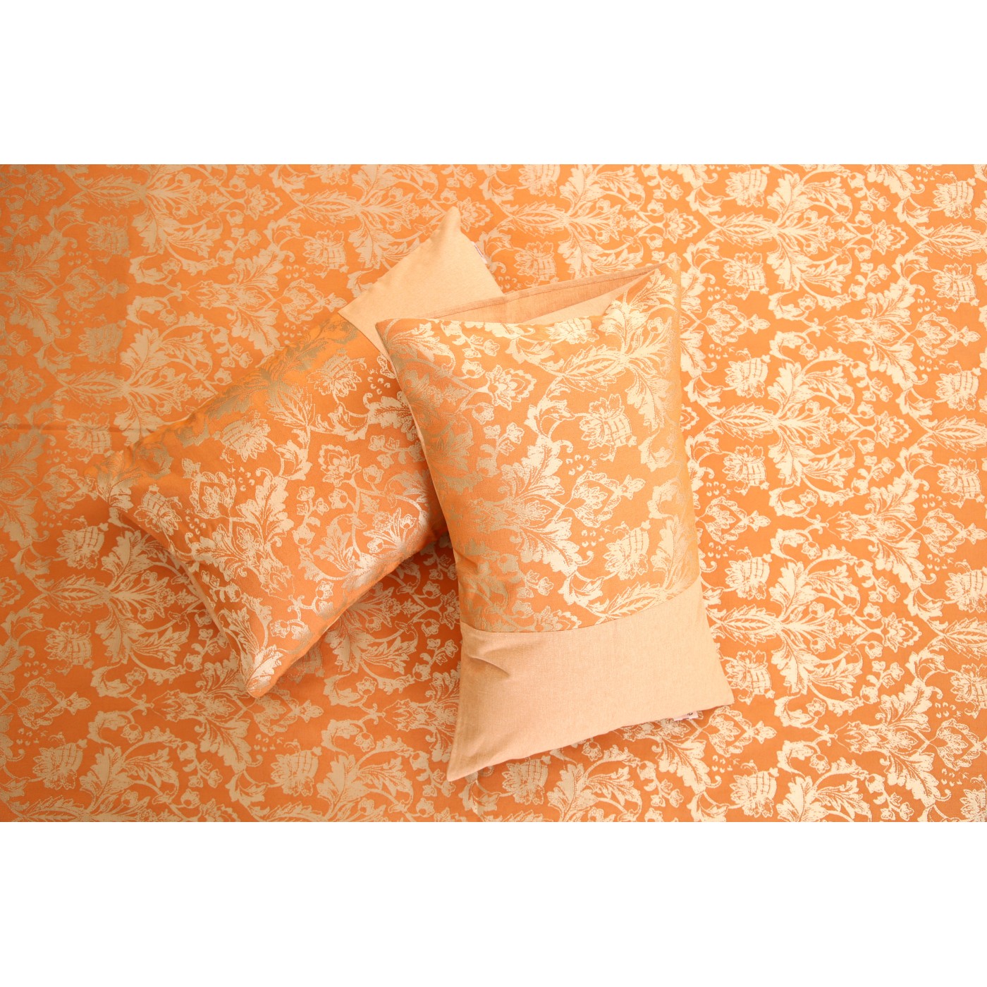 Cotton Jacquard Fiore Damask Pillow Covers Pack Of 2