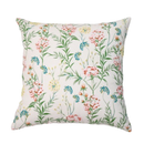 Cotton Floral Printed Hand Knotted 18x18 Inch Cushion Cover