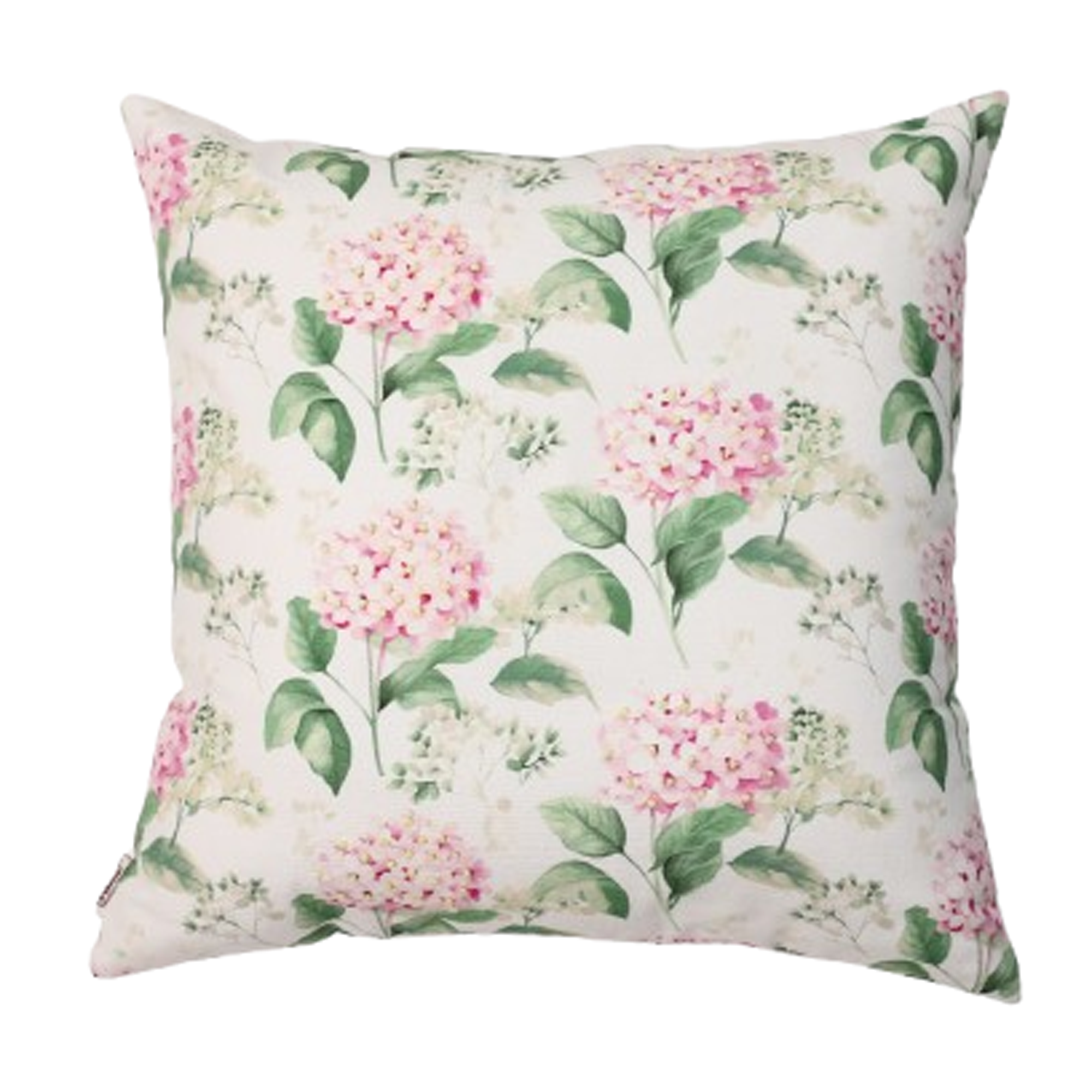 Floral Printed Cushion Cover 18x18 Inch with HAND WORK