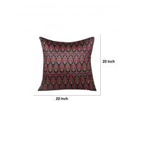Elegant 20x20 Inch Digital Printed Poly Satin Cushion Cover