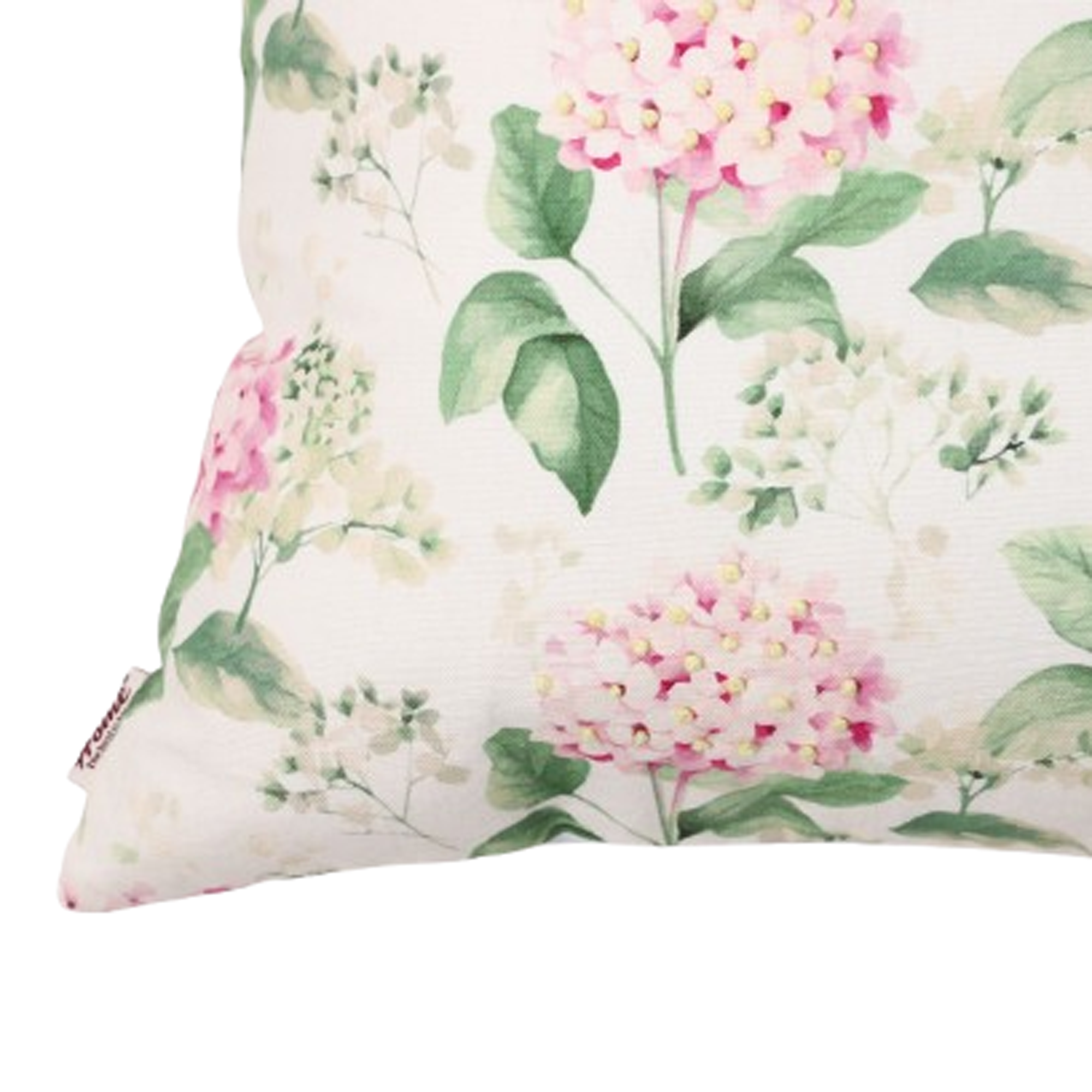 Floral Printed Cushion Cover 18x18 Inch with HAND WORK