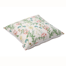 Cotton Floral Printed Hand Knotted 18x18 Inch Cushion Cover