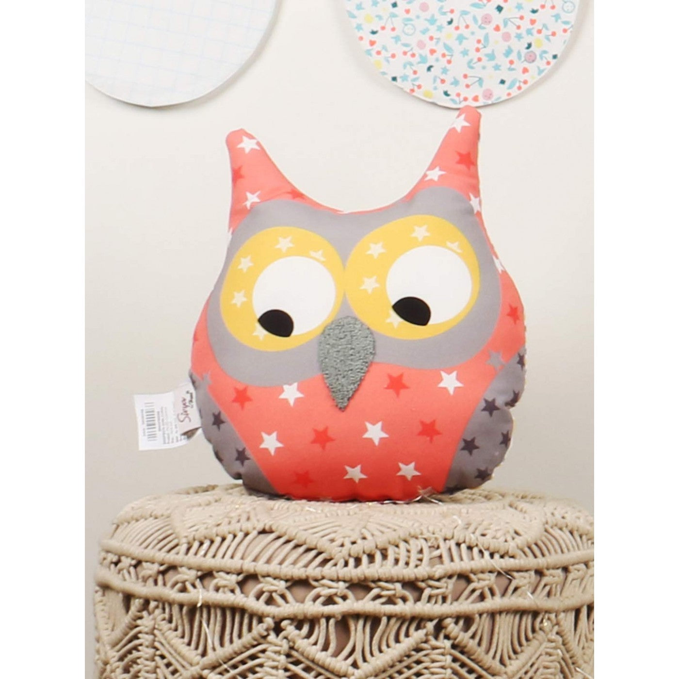 Whimsical Wisdom: Owl-Shape Comfort in Polyduck Cushion