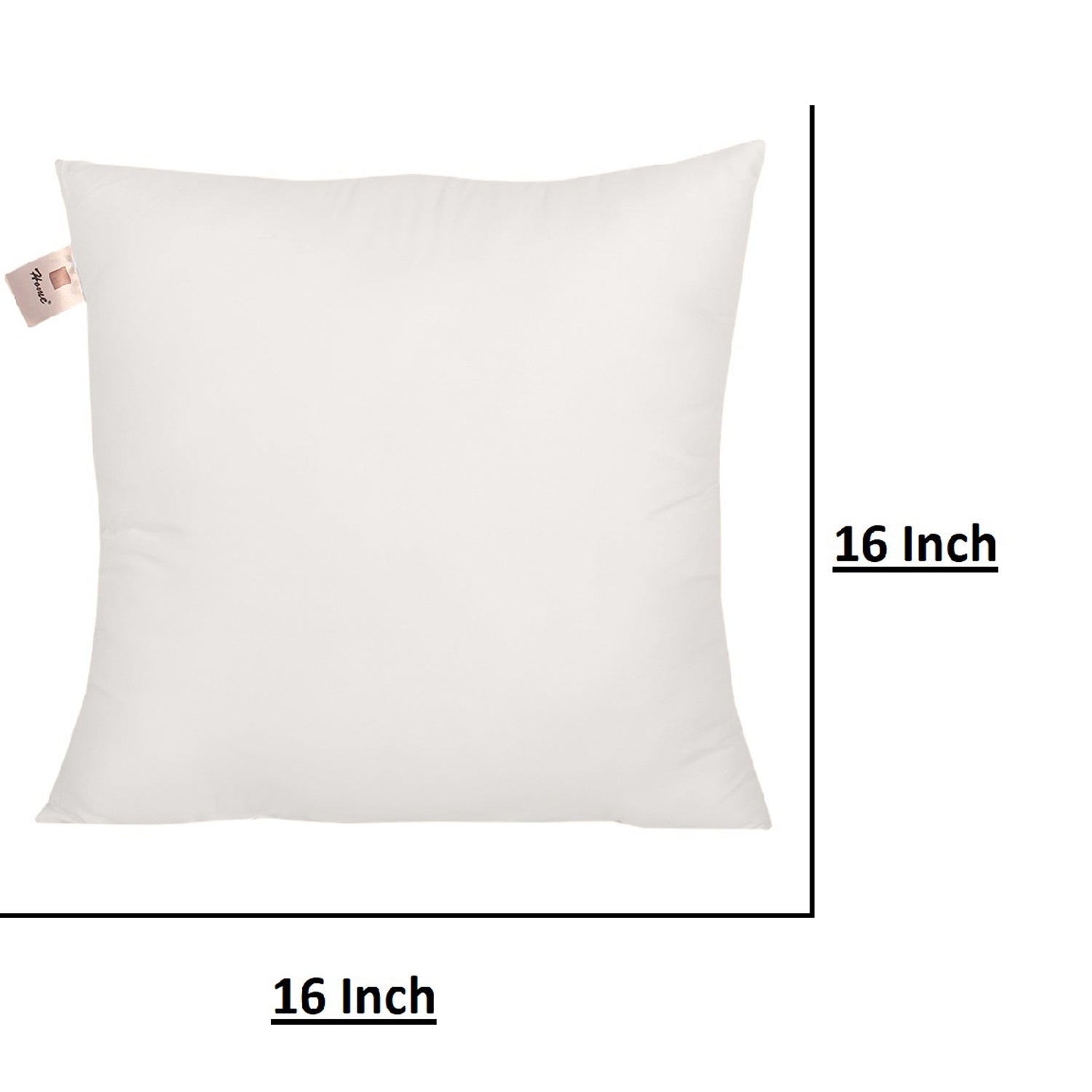 Micro Fiber Cushion Insert Extra Soft, White | 16x16 Inch