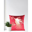 Luxurious 16x16 Inch Red Velvet Cushion Cover