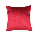 Luxurious 16x16 Inch Red Velvet Cushion Cover