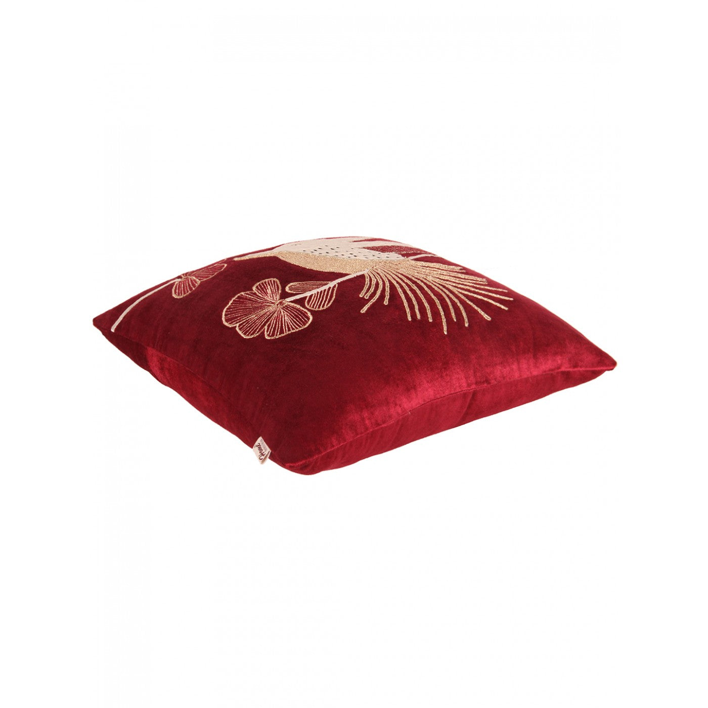 Luxurious 16x16 Inch Red Velvet Cushion Cover