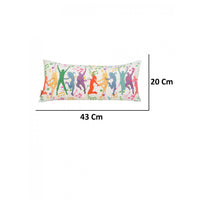 Cozy Comfort: 8x17 Inch Cotton Printed Cushion Cover with Inserts