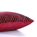 Petal Bliss Interlace Stripes Design 18x18 Inch Cushion Cover
